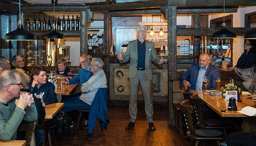 Die 119. Lokaltour zu Gast in Leingarten. Zentrales Thema: die anstehende B&uuml;rgermeisterwahl.