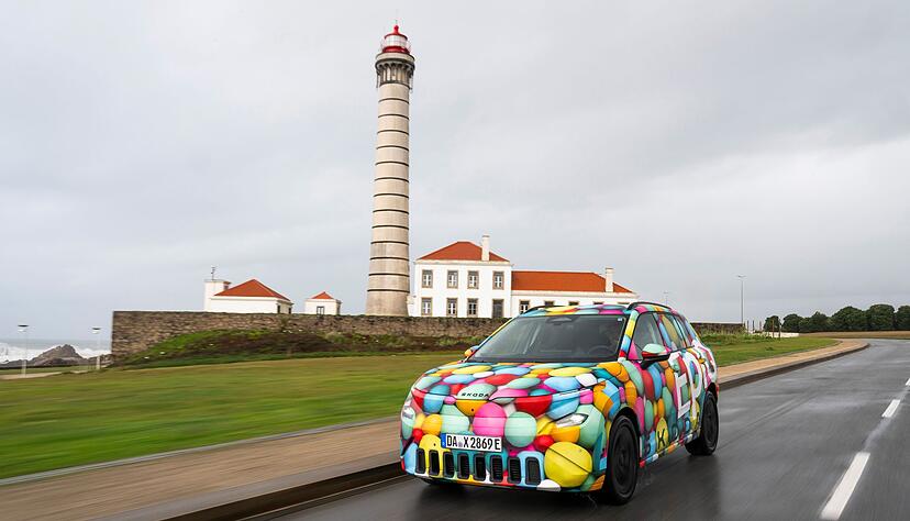Bei Skoda geh&ouml;rt das &laquo;q&raquo; aktuell zum Namen dazu. Hier der elektrische Skoda Epiq, der ab Mai 2026 bestellbar ist.