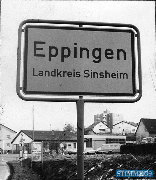 Zusammengestellt von Archiv und Dokumentation der Heilbronner Stimme 

Seit Eppingen 1924 seinen Amtsbezirk verlor,  gehört es zum Landkreis Sinsheim. Die Kreisreform auf Landesebene gliedert die Stadt 1973 dem Landkreis Heilbronn an.