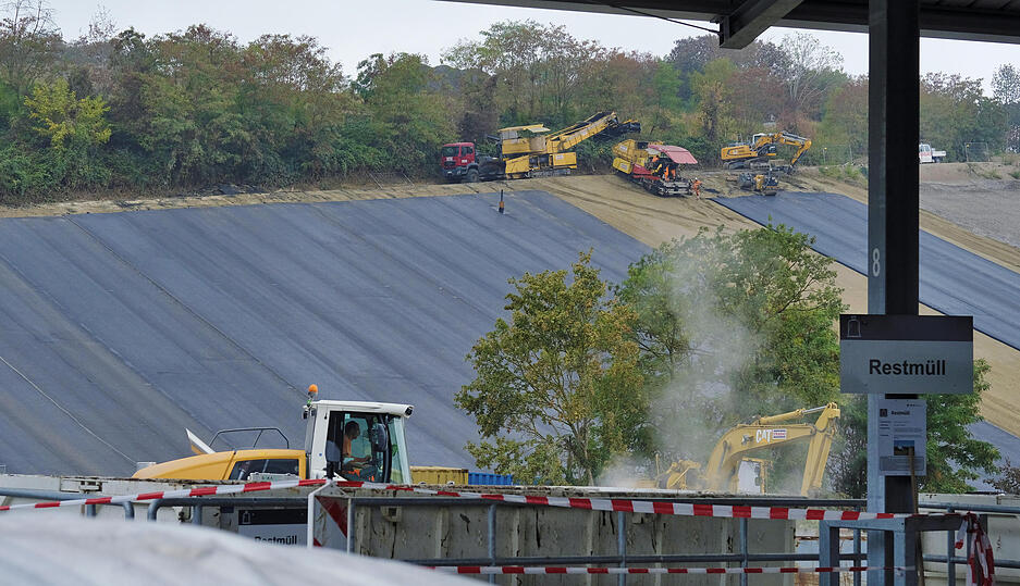 Abdichtung der Deponie Vogelsang