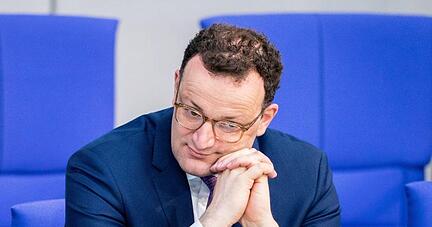 Bundesgesundheitsminister Jens Spahn am Donnerstag während einer Sitzung im Bundestag.