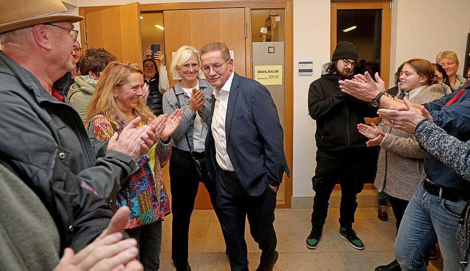 Eberhard Birk wird B&uuml;rgermeister von L&ouml;wenstein