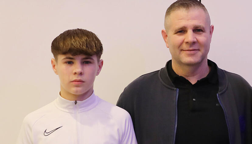 Samuel Puscas wird von der Sporthilfe Unterland gefördert und von seinem Vater Andrej Puscas trainiert.