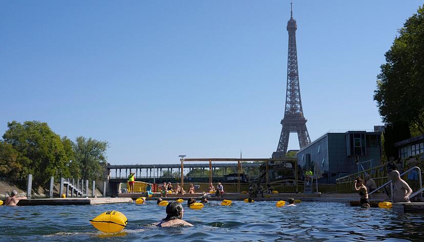 Wieder m&ouml;glich: In Paris ist es seit Juli wieder erlaubt, in der Seine zu schwimmen.