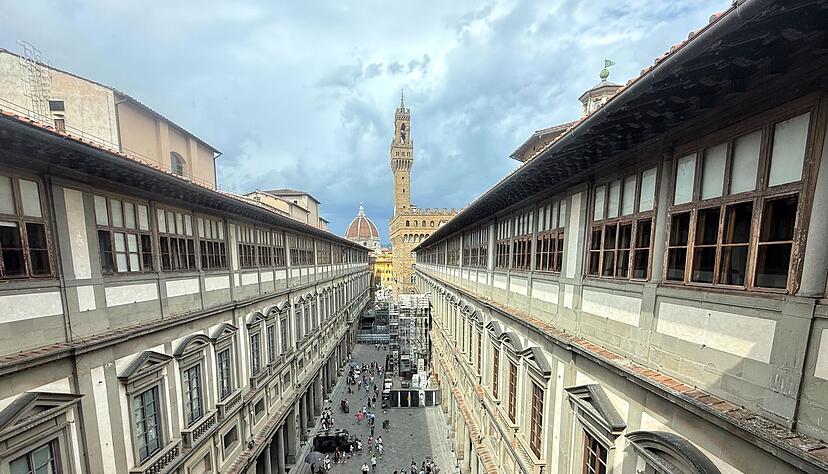 In den Uffizien ist die Sorge vor einem Einbruch wie im Louvre jetzt gro&szlig;. (Archivbild)