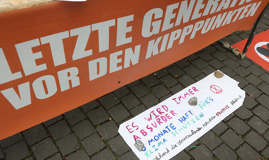 Prozess gegen Klimaaktivisten am Amtsgericht Heilbronn