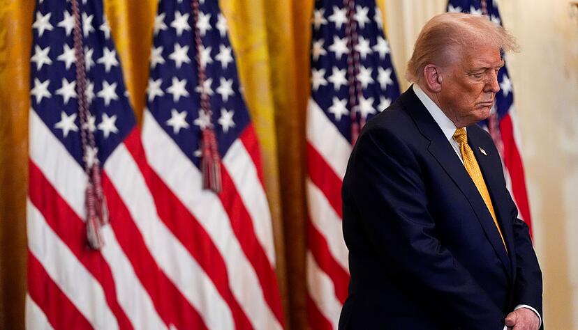 Steht in der Aff&auml;re um den Sexualstraft&auml;ter Epstein seit Tagen unter Druck - US-Pr&auml;sident Donald Trump.