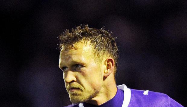 Enrico Kern hat sich im Training einen Kreuzbandriss zugezogen. Foto: Thomas Eisenhuth