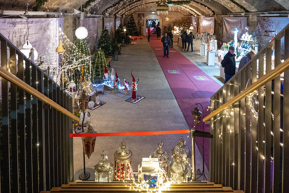 Beim Schlendern über den Markt kann Weihnachtsstimmung aufkommen.