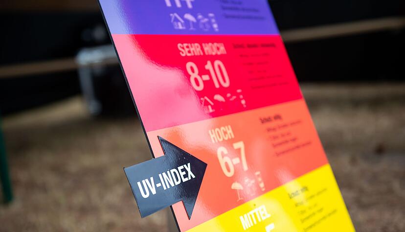 Vorsicht Sonne - Im Land ist der UV-Index hoch. Vorsicht Sonne - Im Land ist der UV-Index hoch.