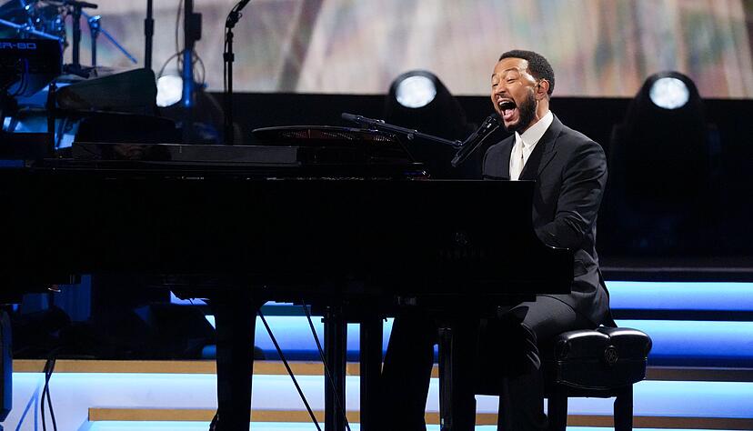 John Legend trat bei der Benefiz-Gala auf.