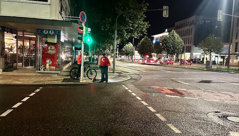 Trotz EM-Aus zog es türkische Fans auf die Straßen Heilbronns.