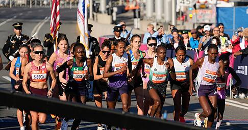 Den Marathon der Frauen gewann die Kenianerin Hellen Obiri.
