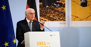 Steinmeier sprach bei der Jubil&auml;umsveranstaltung zu 75 Jahren Wiedergr&uuml;ndung des Ausw&auml;rtigen Amts