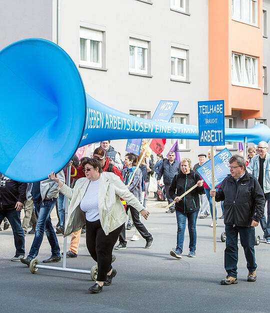1.-Mai-Demo in Heilbronn