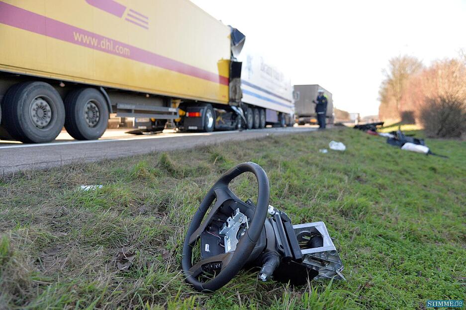 A6-Unfall bei Ilshofen