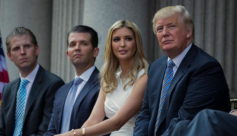 F&uuml;r Trumps Kinder Eric, Don Jr. und Ivanka ist Politik kein Fremdwort. (Archivbild)