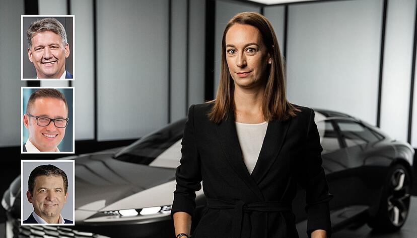 Audi-Chef Gernot Döllner (kleines Foto oben) hat Posten neu besetzt: Christiane Zorn aus Heilbronn (großes Foto) wird Leiterin der Produktstrategie. Auch Fermin Soneira (kleines Foto Mitte) und Dietmar Scherer (kleines Foto unten) bekommen neue Aufgaben. Audi-Chef Gernot Döllner (kleines Foto oben) hat Posten neu besetzt: Christiane Zorn aus Heilbronn (großes Foto) wird Leiterin der Produktstrategie. Auch Fermin Soneira (kleines Foto Mitte) und Dietmar Scherer (kleines Foto unten) bekommen neue Aufgaben.