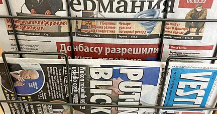 Der Krieg in der Ukraine dominiert alle Schlagzeilen.
Foto: Archiv/Tscherwitschke