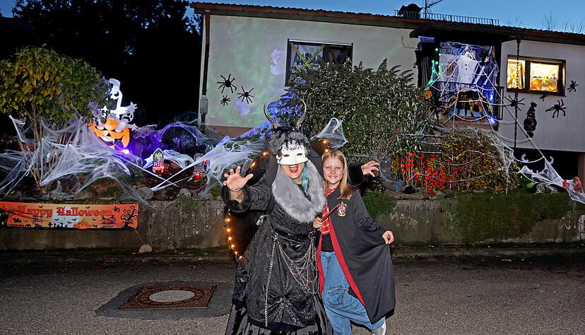 Halloween-Haus in Hirrweiler. (Symbolbild)