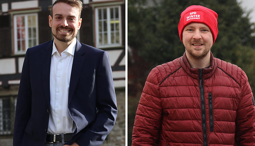 Valentin Abel (FDP, links) und Kevin Leiser (SPD) waren dreieinhalb Jahre lang Abgeordnete für den Wahlkreis Hohenlohe. Nun fliegen beide aus dem Bundestag.