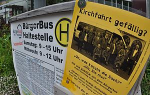 Neues Angebot: sonntags zum Gottesdienst in die Kirche.