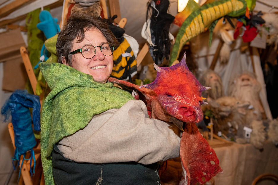 Mittelalterlicher Weihnachtsmarkt Burg Stettenfels, Margit R&ouml;hm