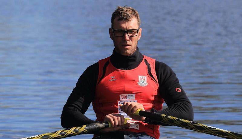 Ruderer Marcel will bei den Olympischen Spielen 2016 unbedingt im Einer starten. Foto: Jens Wolf