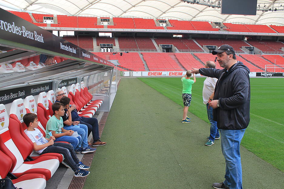 Lesersommer: VfB Stadionführung Lesersommer: VfB Stadionführung