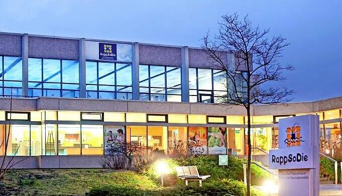 Das Rappsodie Hallenbad in Bad Rappenau.