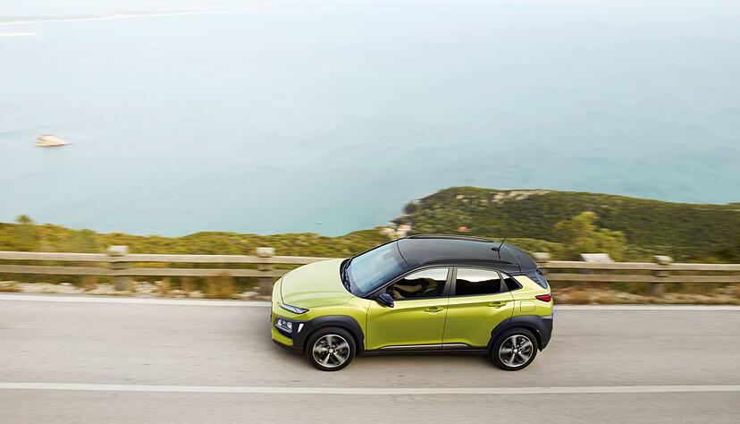 Der noch recht junge Hyundai Kona gilt Experten als robust und unauffällig bei den Hauptuntersuchungen.