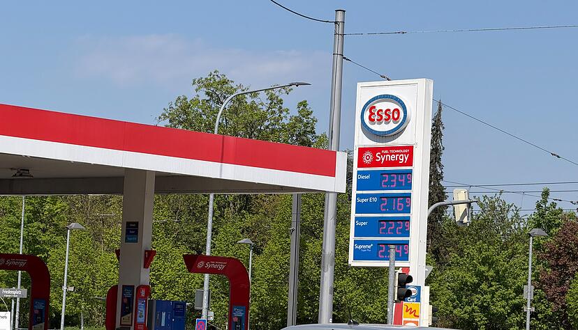 Bei der Esso-Tankstelle in der Heilbronner Oststra&szlig;e verteuerte sich der Diesel am 18. April um 12 Uhr mittags auf einen Schlag um 21 Cent.