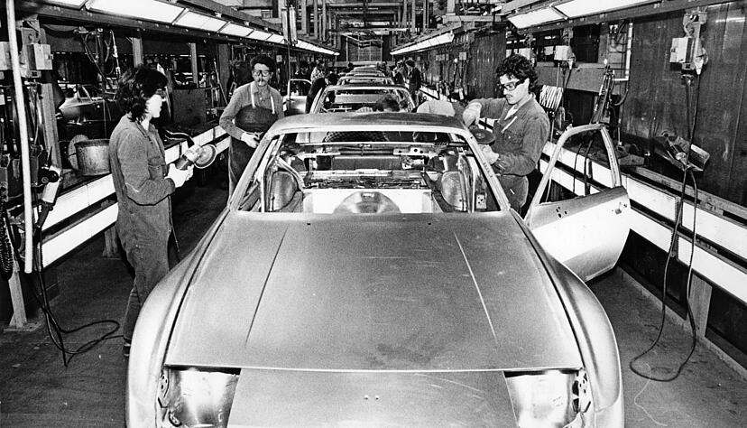 Vor 50 Jahren lief der erste Porsche 924 aus Neckarsulmer Fertigung vom Band. Er war 1975 Teil des Rettungspakets.