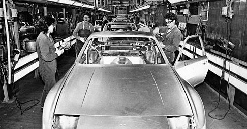 Vor 50 Jahren lief der erste Porsche 924 aus Neckarsulmer Fertigung vom Band. Er war 1975 Teil des Rettungspakets.