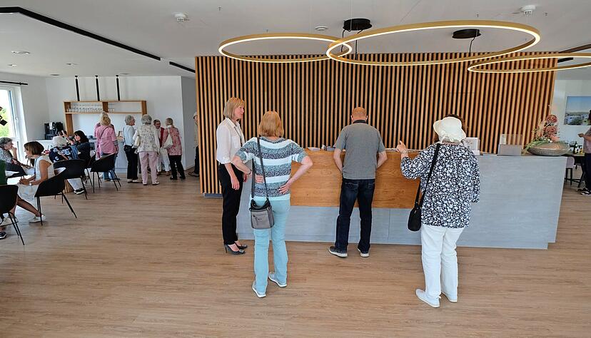 Den ganze Tag herrschte gro&szlig;er Andrang im Gesundheitscampus, das bereits 2021 &ouml;ffnete, aber wegen Corona damals nicht eingeweiht werden k&ouml;nnte.