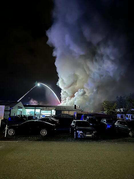 Bäckerei und Wohnhaus brennen in Bad Friedrichshall Bäckerei und Wohnhaus brennen in Bad Friedrichshall