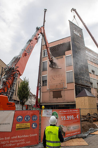 Kaufhaus Barthel wird abgerissen