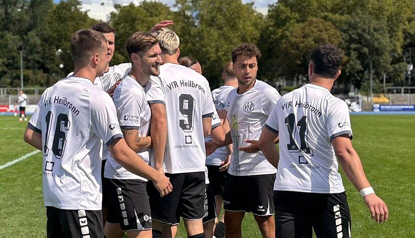 Die Freude über den Führungstreffer gegen den SV Fellbach währt beim VfR Heilbronn nur kurz. Die Freude über den Führungstreffer gegen den SV Fellbach währt beim VfR Heilbronn nur kurz.