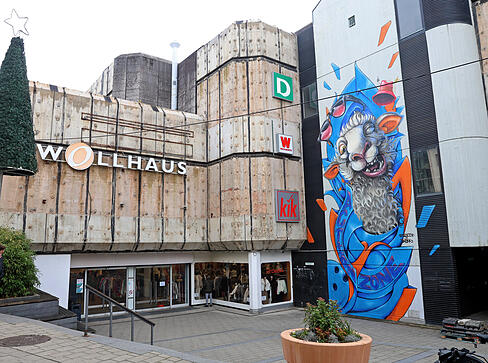 Unter dem Heilbronner Wollhaus entsteht mit der neuen Actionzone ein neues Freizeitangebot. Unter dem Heilbronner Wollhaus entsteht mit der neuen Actionzone ein neues Freizeitangebot.