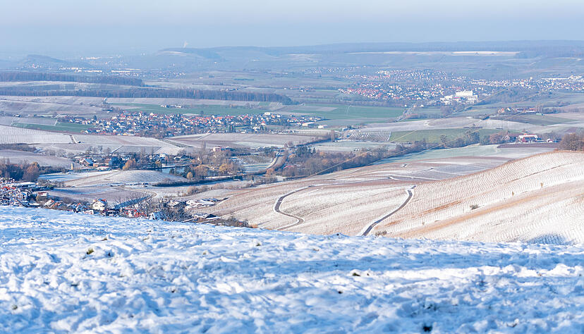 Winter in den Löwensteiner Bergen.
