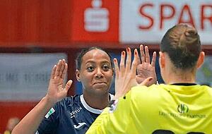 Sharon Nooitmeer hatte trotz Jochbein-Schmerzen gespielt.