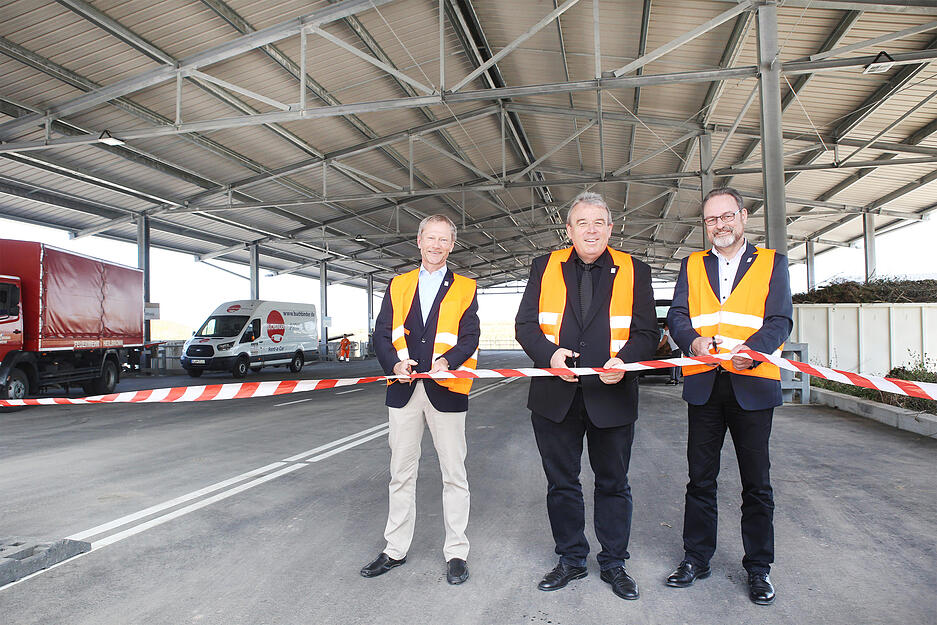 Er&ouml;ffnung Recyclinghof Plus am Wartberg