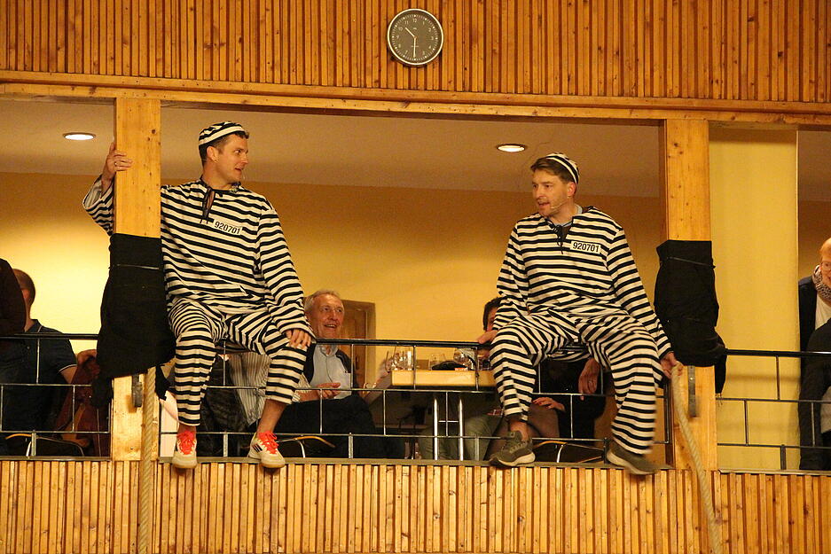 Achim Beck und Michael Foss auf dem Weg in die Freiheit.