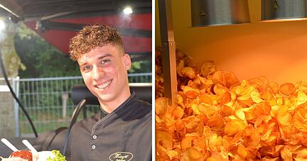 Street Food Festival im Wertwiesenpark in Heilbronn: Nicht immer muss es eine große Mahlzeit sein- frische Chips eignen sich perfekt zum Teilen. Street Food Festival im Wertwiesenpark in Heilbronn: Nicht immer muss es eine große Mahlzeit sein- frische Chips eignen sich perfekt zum Teilen.