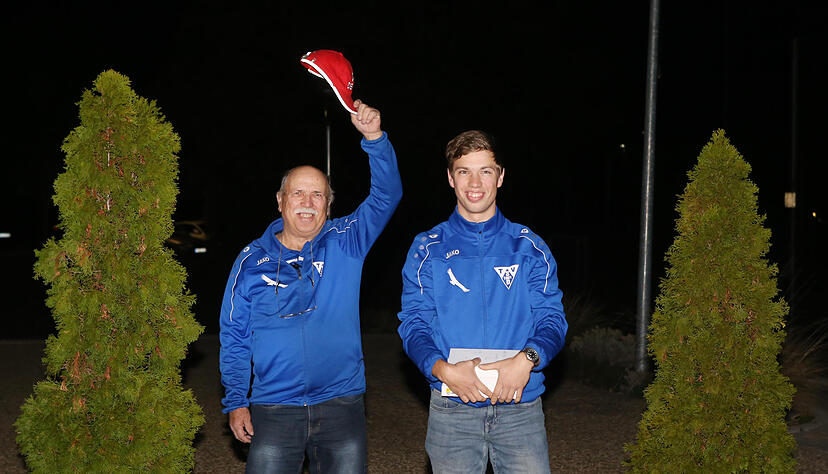 Empfang dreifacher Inline-Weltmeister J&ouml;rg Bertsch in Degmarn