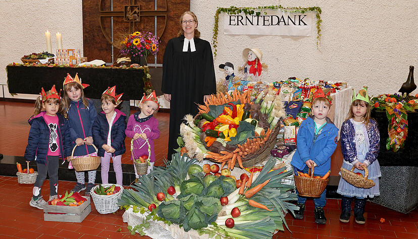 Wie hier vor einem Jahr in der Heilbronner Wartbergkirche feiern an diesem Sonntag viele Kirchengemeinden in Gottesdiensten Erntedank.