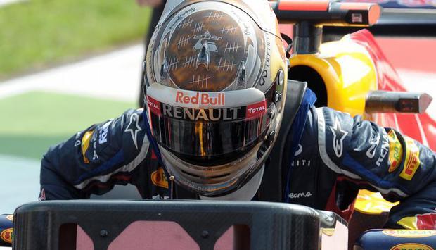 Sebastian Vettel musste seinen Red Bull in Monza vorzeitig abstellen. Foto: David Ebener