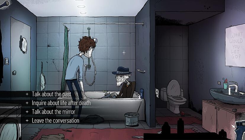 Man begegnet einigen seltsamen Besuchern.