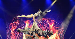 Ein buntes Programm bot die Turngala "Beyond Limits" in Heilbronn.