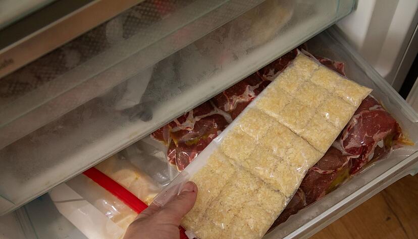 Schritt 6: Knoblauch einfrieren.